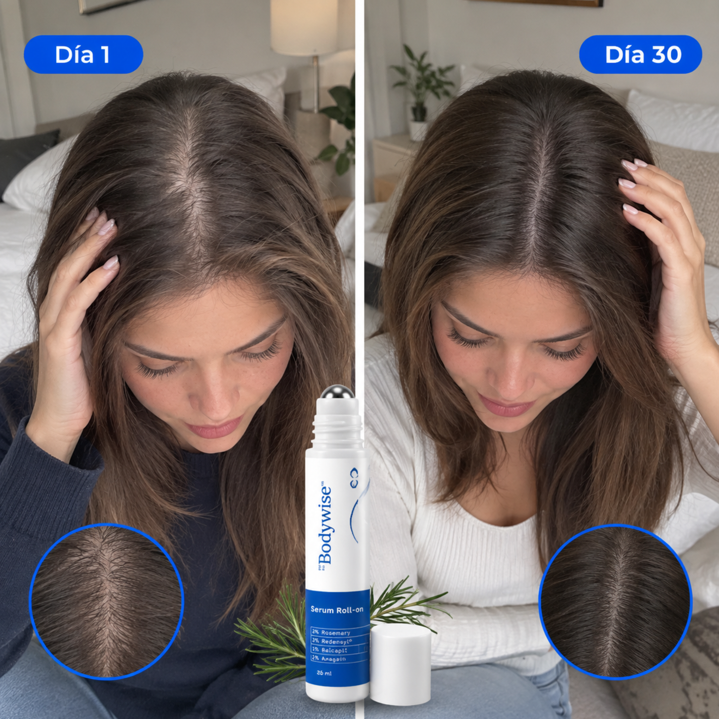 Sérum de romero para cabello